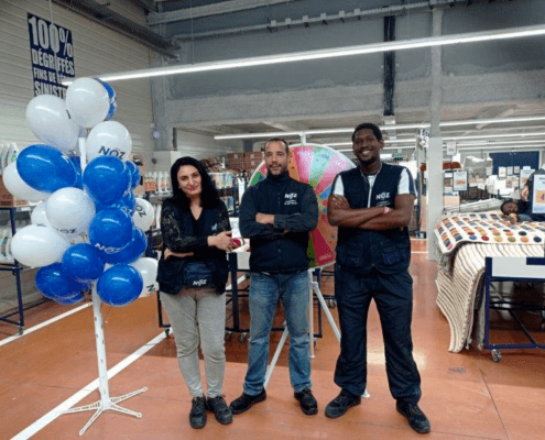 Equipe du magasin NOZ de Bizanos (64)