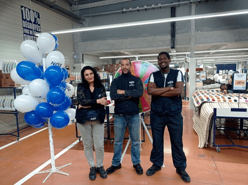 Equipe du magasin NOZ de Bizanos (64)