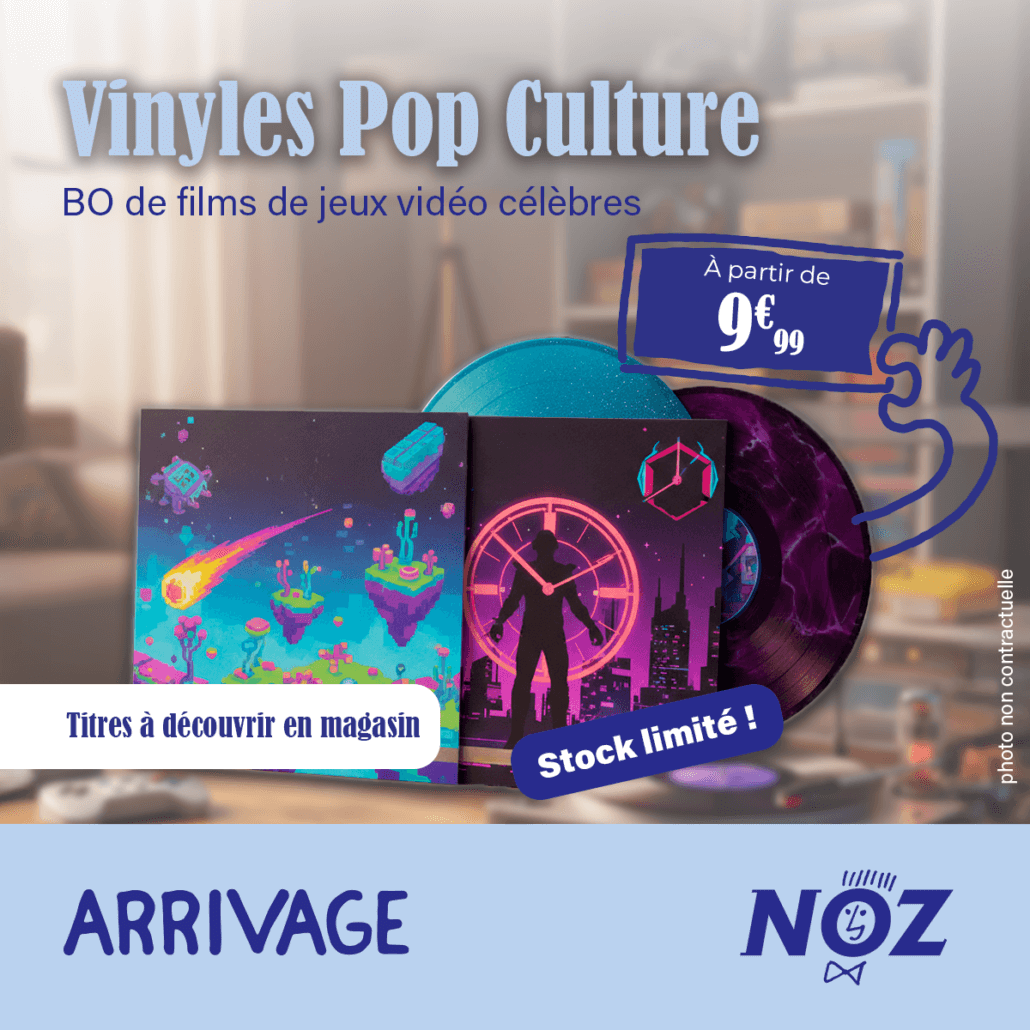 Arrivage de vinyles chez NOZ