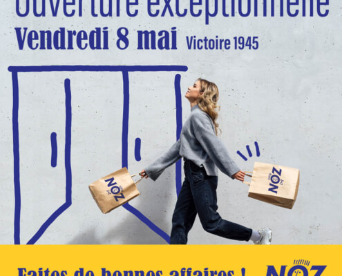 Ouverture NOZ le 8 mai