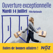 NOZ ouvre ses portes le mardi 14 juillet