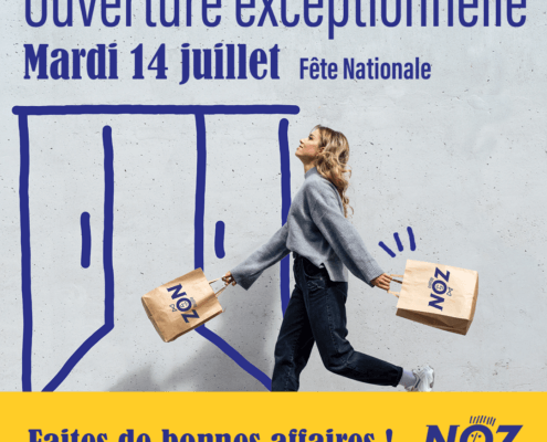 NOZ ouvre ses portes le mardi 14 juillet