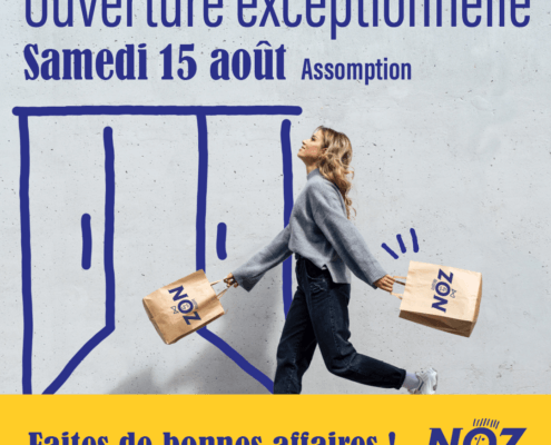 Ouverture de NOZ le 15 août